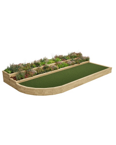 Keermuur - Meerdere Niveaus / 6m x 3.33m