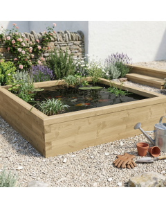 Vijverbak Koi - Laag / 187,5 x 187,5 x 45 cm