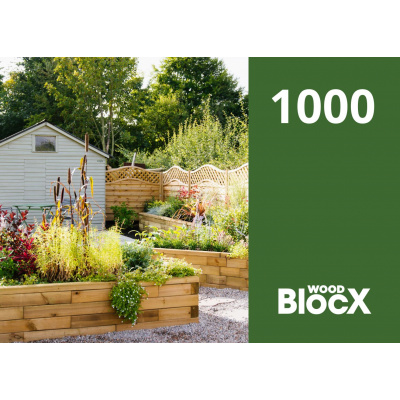 WoodBlocX-cadeaubon van € 1000