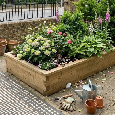 Rectangular Raised Bed / 2.25 x 1.5 x 0.45m