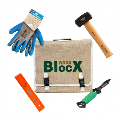 WoodBlocX bouwgereedschapsset