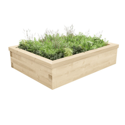 Wooden Flower Bed / 1.5 x 1.125 x 0.35m