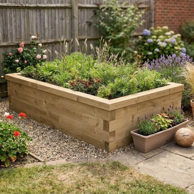 Raised Planter Bed / 1.875 x 1.125 x 0.45m