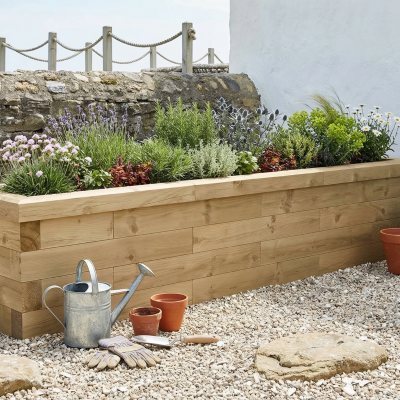 Moestuinbak - Smal/Lang / 225 x 45 x 45 cm