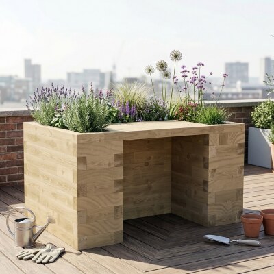 Rolstoelvriendelijke Moestuinbak / 150 x 112,5 x 85 cm