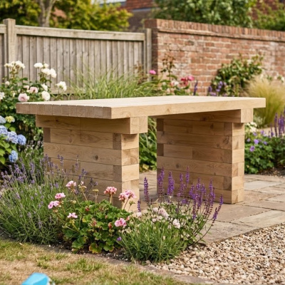 WoodBlocX Tuintafel / 1.5 x 0.9 x 0.75 m