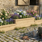 Extra lange Moestuinbak - Multi-niveau  / 375 x 75 x 45 cm