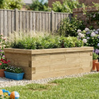 Moestuinbak - Standaardgrootte / 150 x 75 x 45 cm