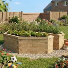 Sleutelgat Tuinbak - Keyhole Garden / 2.61 x 2.61 x 0.65m