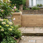 Pillared Retaining Wall / 5.55 x 0.65m