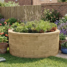 Ronde Moestuinbak - Hoog / 123 x 55 cm