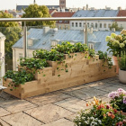 Torenplantenbak voor aardbeien / 3 x 0,75 x 0,65 m