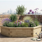 Moestuinbak met hoek - Hoog / 112,5 x 112,5 x 55 cm