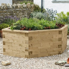 Grote Moestuinbak - Zeshoekig / 2,14 x 1,14 x 0,75 m