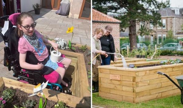 Verhoogde tuinbakken voor rolstoelgebruikers creëren