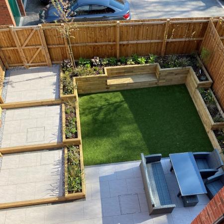Ideeën voor nieuwbouwtuin met WoodBlocX