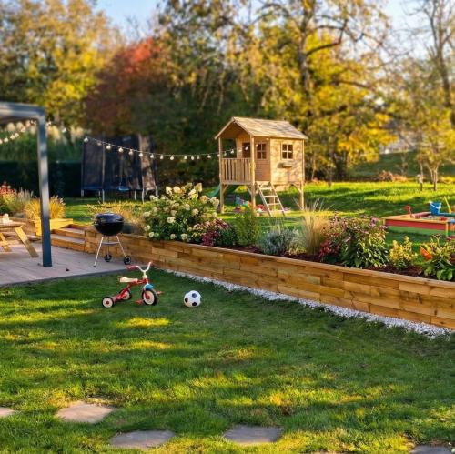 Thibauts keerwand met traptreden