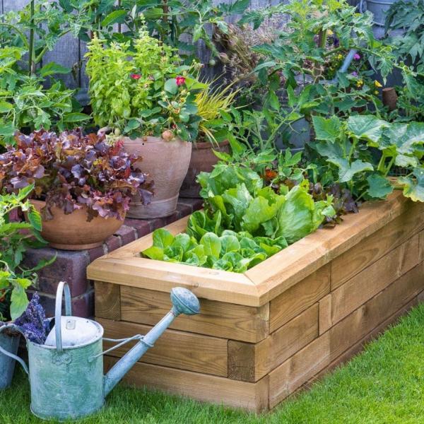 20 ideeën voor verhoogde plantenbakken met WoodBlocX