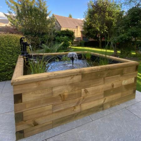 Hoe bouw je een vijver zonder graven met WoodBlocX?